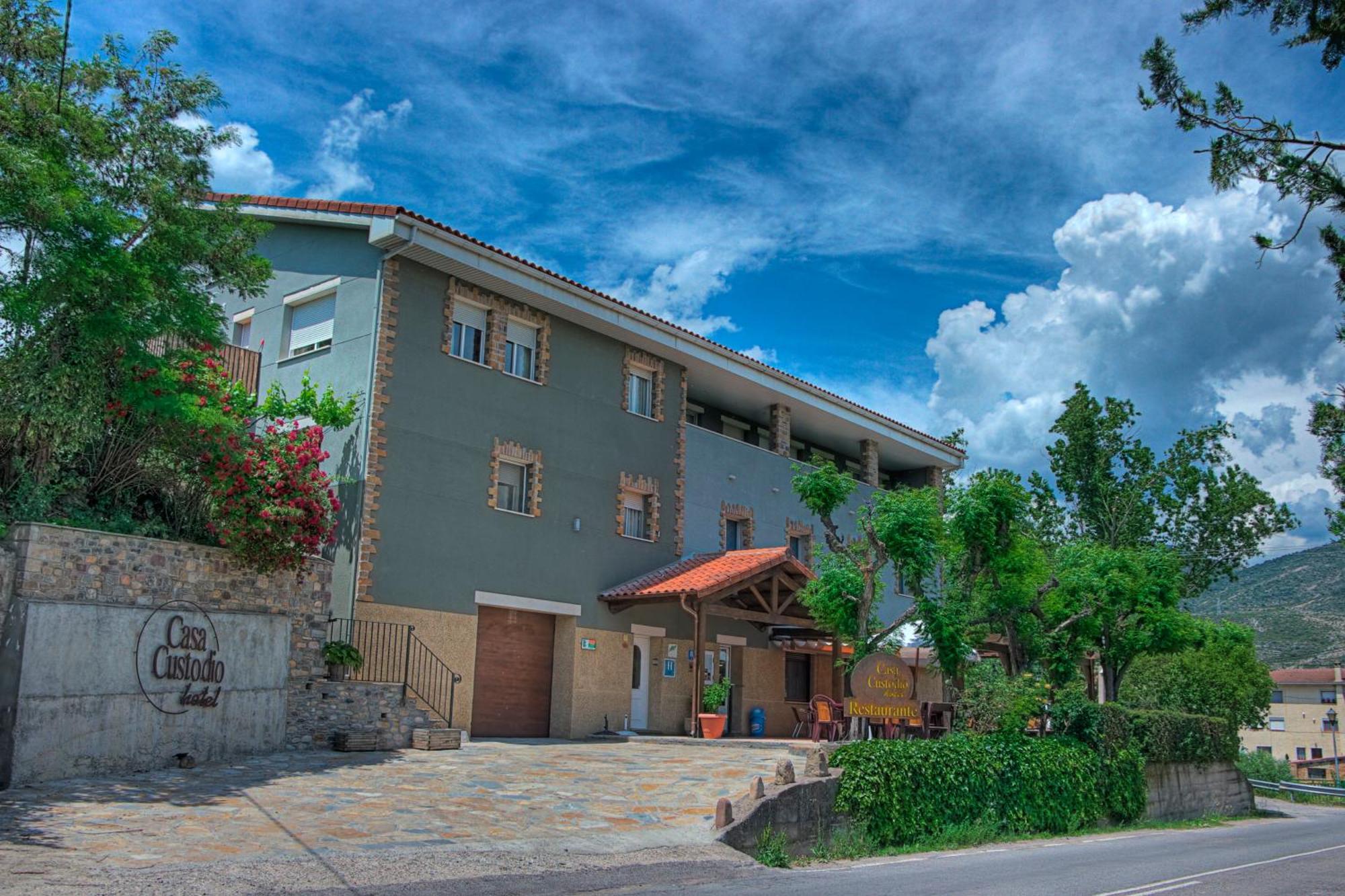 Hotel Casa Custodio La Puebla de Roda Bagian luar foto